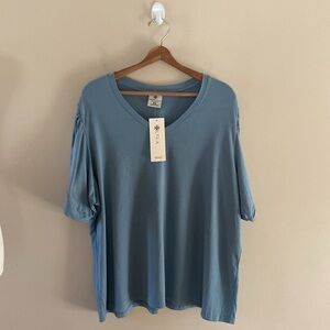 Laurie Felt Puff Sleeves Oversized Tee